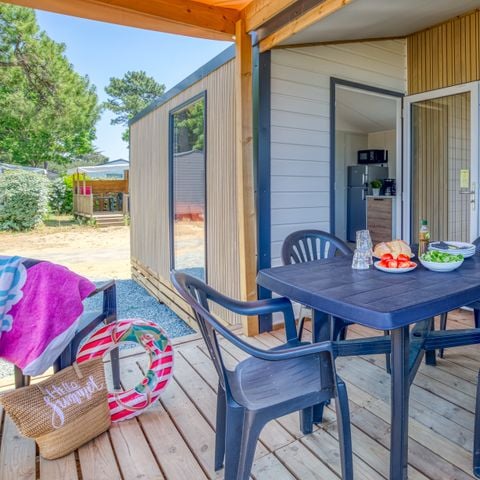 MOBILHOME 5 personnes - Loggia (4 adultes + 1 enfant)