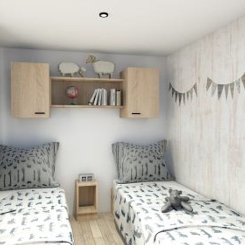 Mobile home 4 persons - Cottage Lagon 4p 2 Bedrooms 2 Bathrooms Premium