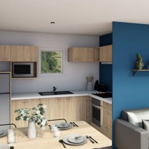 Mobile home 6 persons - Cottage Lagon 6p 3 Bedrooms 2 Bathrooms Premium