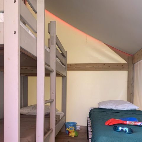 Canvas and wooden tent 5 persons - Sahari Tent 4/5p 2 Bdrms ** (2)