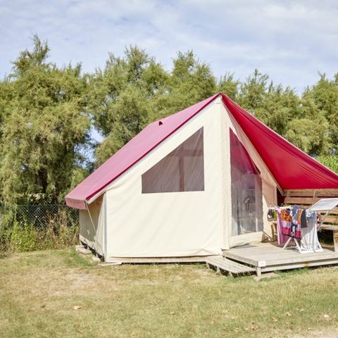 Canvas and wooden tent 5 persons - Sahari Tent 4/5p 2 Bdrms ** (2)