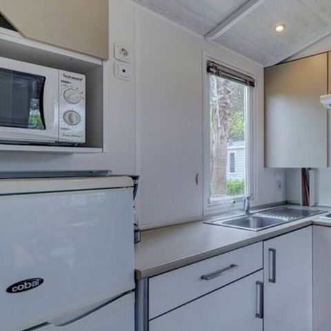 Stacaravan 6 personen - Comfort | 2 Slaapkamers | 4/6 Pers. | Single terras