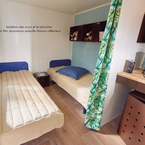 Canvas and wooden tent 4 persons - Mobilodge - Corfu (without sanitary facilities)