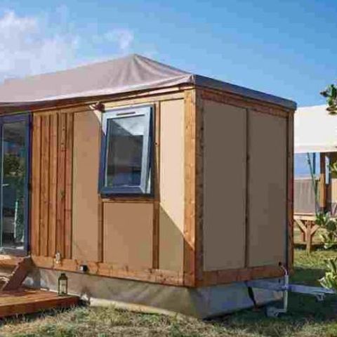 Canvas and wooden tent 4 persons - Mobilodge - Corfu (without sanitary facilities)
