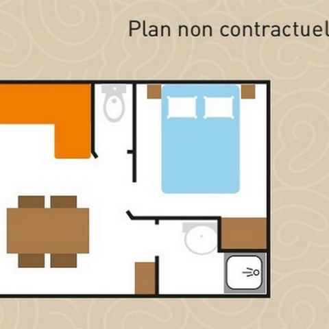 Mobile home 4 persons - Cottage - Le Classique Privilège