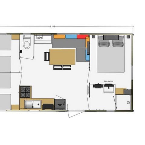 Mobile home 6 persons - The Basic Six