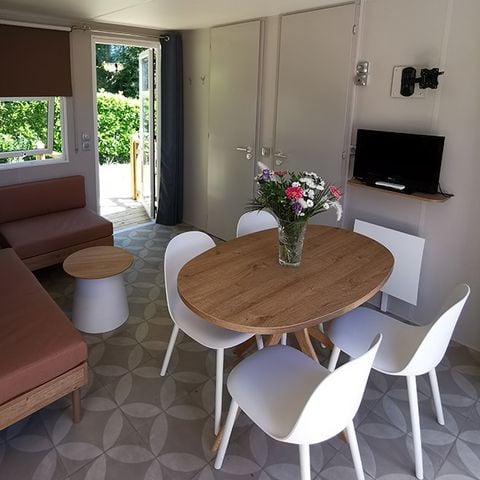 MOBILHOME 4 personas - Mobile home Côté Jardin - 2 habitaciones + terraza + TV + SPA