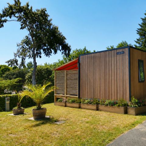 Mobile home 4 persons - Mobile home Côté Jardin - 2 bedrooms + terrace + TV + SPA