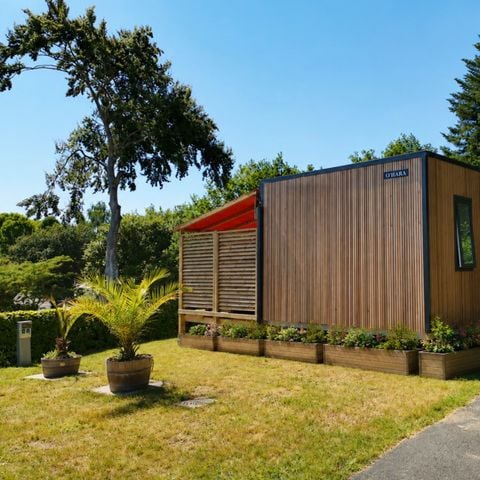 MOBILHOME 4 personnes - Mobil-home Côté Jardin - 2 chambres + terrasse + TV + SPA
