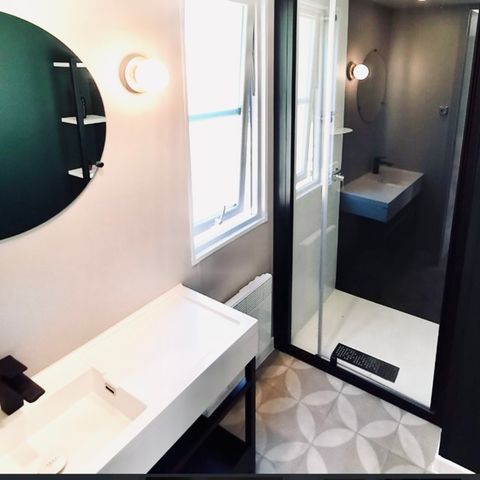 Mobile home 4 persons - Mobile home Côté Jardin - 2 bedrooms + terrace + TV + SPA