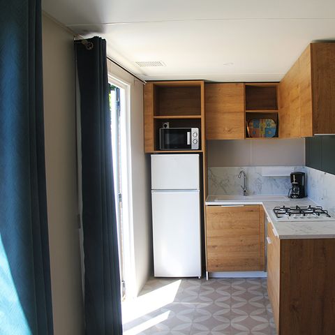 MOBILHOME 4 personas - Mobile home Côté Jardin - 2 habitaciones + terraza + TV + SPA
