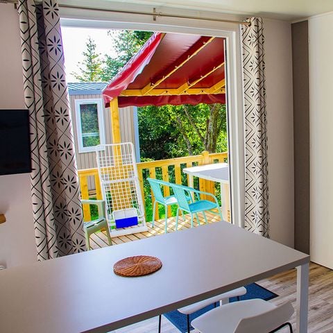 MOBILHOME 4 personas - Hortensia - 2 habitaciones + terraza semicubierta