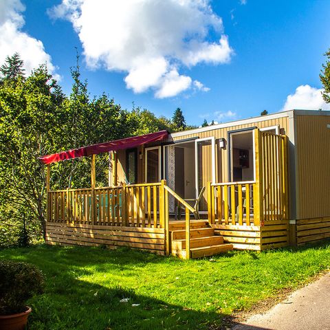 Mobile home 4 persons - Hortensia - 2 bedrooms + semi-covered terrace