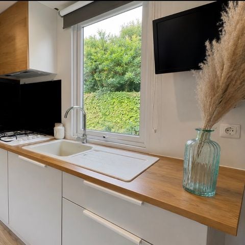 MOBILHOME 4 personnes - Rhodos Grand Confort - 2 chambres + terrasse semi-couverte