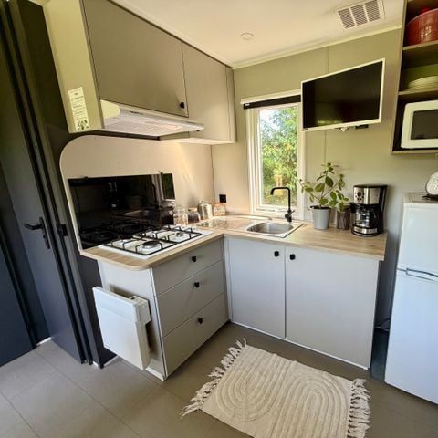 Stacaravan 4 personen - Loggia - 2 slaapkamers + terras