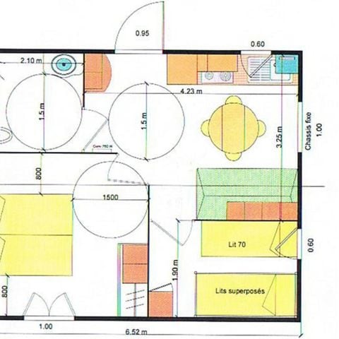 CHALET 4 personas - CRL - 2 habitaciones + terraza - PMR
