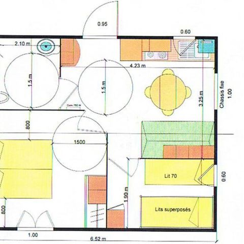 CHALET 4 persone - CRL - 2 camere da letto + terrazza - PMR