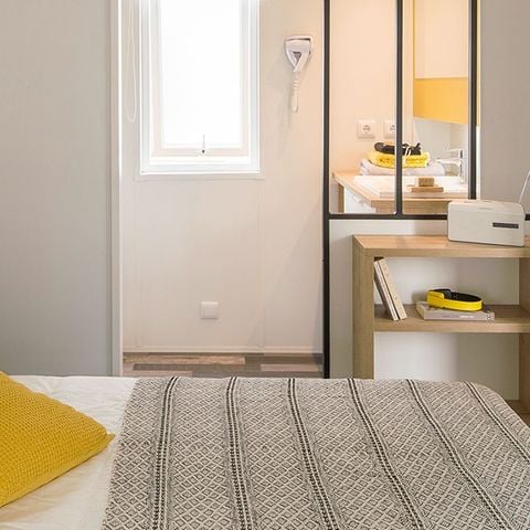 Mobilheim 6 Personen - New Valley – 3 Schlafzimmer + Terrasse + TV + Spa