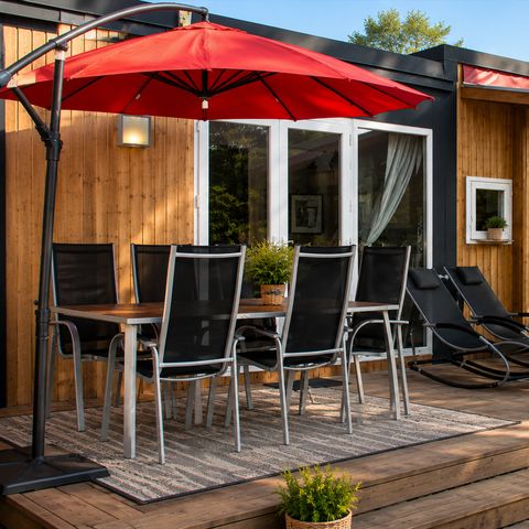 CASA MOBILE 6 persone - New Valley - 3 camere da letto + terrazza + TV + SPA
