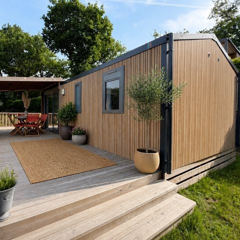 Mobilheim 4 Personen - Bergame2 mit Veranda – 2 Schlafzimmer