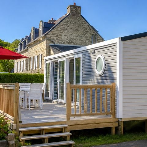 BUNGALOW 4 personnes - Mobil-home Lilas - 2 chambres + terrasse semi-couverte