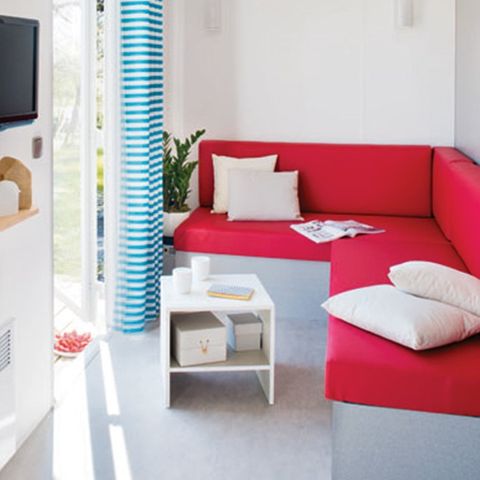 BUNGALOW 4 personnes - Mobil-home Lilas - 2 chambres + terrasse semi-couverte