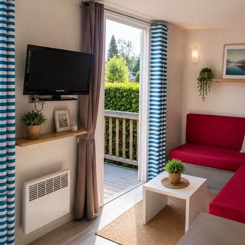 BUNGALOW 4 personnes - Mobil-home Lilas - 2 chambres + terrasse semi-couverte