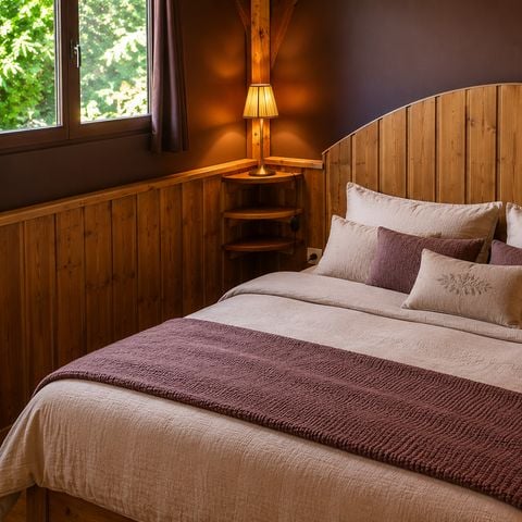 Safarizelt 4 Personen - 2 Schlafzimmer + Terrasse