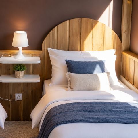 Safarizelt 4 Personen - 2 Schlafzimmer + Terrasse