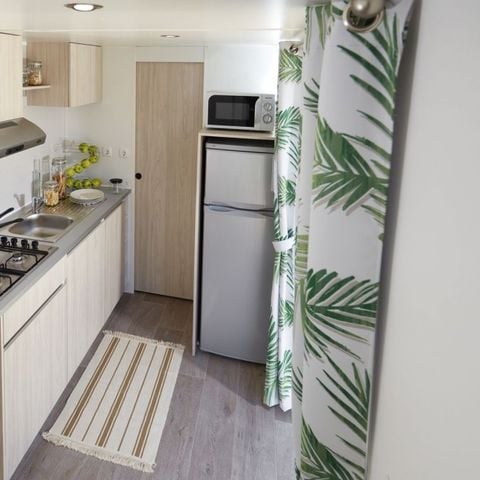 Mobile home 6 persons - 2 bedrooms - TV + Air conditioning