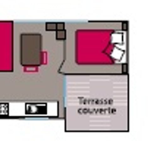 Stacaravan 6 personen - COMFORT