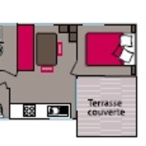 MOBILHOME 6 personnes - CONFORT