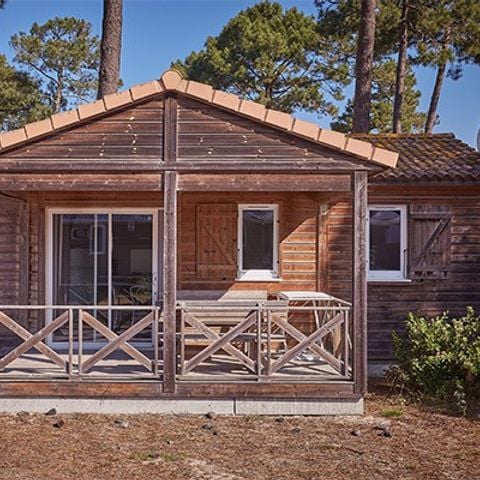 Chalet 4 personen - Premium | 2 Zi. | 4 Pers. | 2 Bäder | Klimaanlage | TV