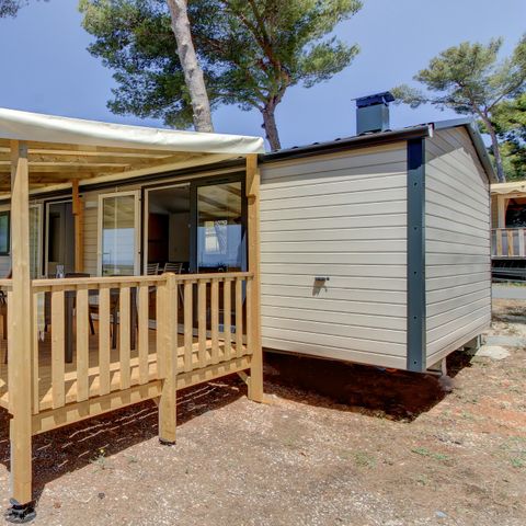 Mobile home 6 persons - Mobile-home | Comfort XL | 2 Bedrooms | 4/6 Pers. | Raised terrace | Air conditioning