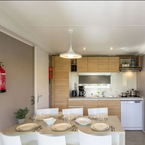 Mobile home 6 persons - Premium Azure | 2 Bedrooms | 4/6 Pers. | Raised terrace | Air conditioning
