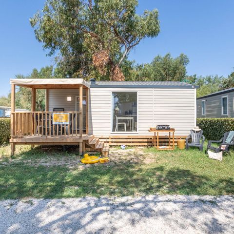 Stacaravan 6 personen - Mobile-home | Comfort | 2 slaapkamers | 4/6 pers. | Eenpersoons terras | TV