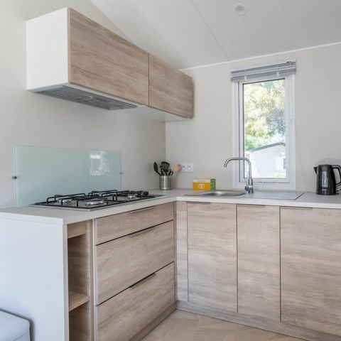 Mobilheim 6 Personen - Mobilheim | Comfort | 2 Zi. | 4/6 Pers. | Einfache Terrasse | TV