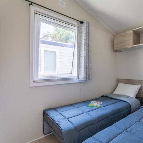 Mobile home 6 persons - Mobile-home | Comfort | 2 Bedrooms | 4/6 Pers. | Single terrace | TV