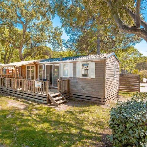 MOBILHOME 6 personas - Mobil-home | Confort | 3 Dormitorios | 6 Pers. | Terraza elevada | Aire acondicionado