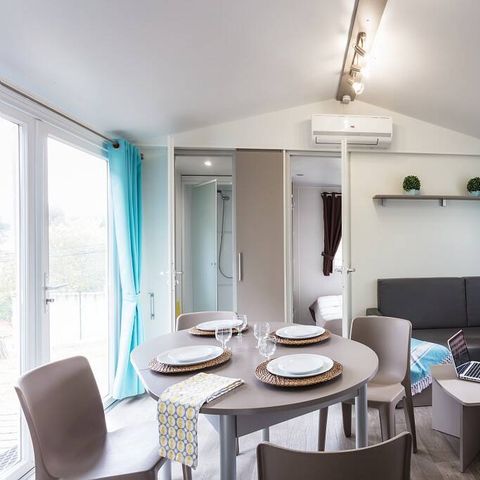 Mobile home 6 persons - Classic | 3 Bedrooms | 6 Pers | Raised terrace | Air conditioning