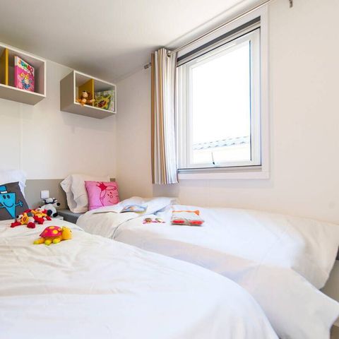 Mobile home 6 persons - Mobile home | Comfort | 2 Bedrooms | 4/6 People | Single terrace | Air conditioning | TV