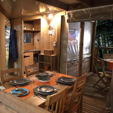 Chalet 4 persons - Cabane de l'Ecureuil 4p 2Ch 1Sdb