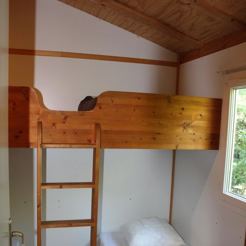 Chalet 7 personen - Chalet bois Confort 31m² - 2 kamers inclusief overdekt terras + TV 5/7 pers