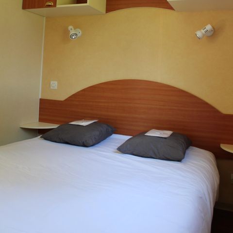Mobilheim 6 Personen - Mobilheim Standard 34m² - 3 Schlafzimmer + Halboffene Terrasse 6 Pers.