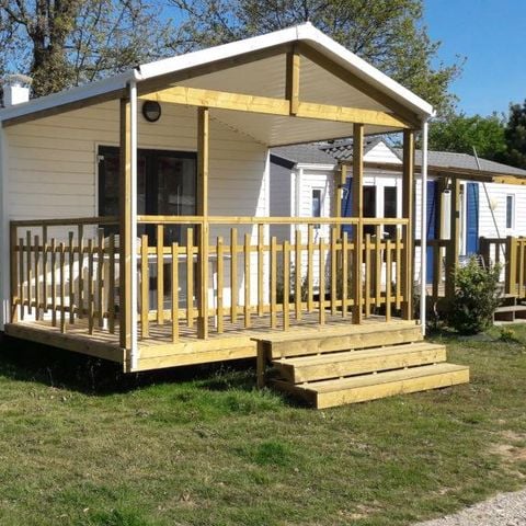 MOBILHOME 4 personnes - Mobil-home Confort 23m² - 2 chambres + Terrasse semi-couverte 9m² 4 pers