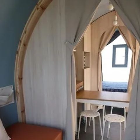 Tente en toile et en bois 4 personnes - Coco Sweet (sans sanitaires)