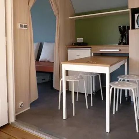 Canvas and wooden tent 4 persons - Coco Sweet (without sanitary facilities)