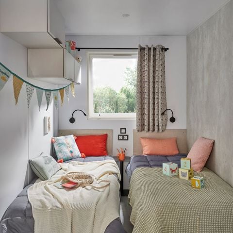 Stacaravan 4 personen - Confort 2 slaapkamers 4 personen