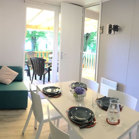 Mobilheim 4 Personen - Mobilheim Gabare Premium 37m²- 2 Zimmer 4/6 Pers.