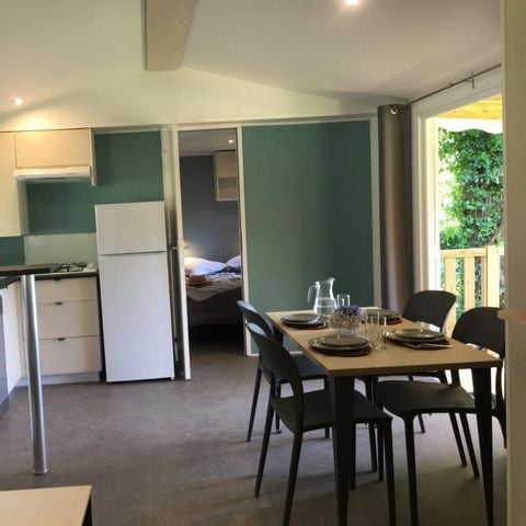 Stacaravan 8 personen - Stacaravan Aqua Premium 41 m² - 3 slaapkamers 6/8 pers